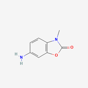 molecular formula C8H8N2O2 B1277589 6-Amino-3-methyl-3H-benzooxazol-2-one CAS No. 99584-10-8