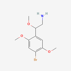 molecular formula C11H16BrNO3 B12775906 2,5,beta-Trimethoxy-4-bromophenethylamine CAS No. 98537-42-9