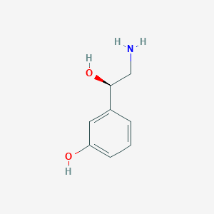 molecular formula C8H11NO2 B12775958 Norfenefrine, (R)- CAS No. 5596-07-6