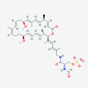 molecular formula C40H58N2O10S B12775962 Iejimalide C free acid CAS No. 708203-73-0