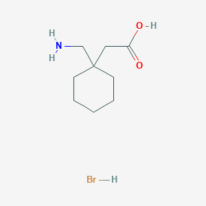 molecular formula C9H18BrNO2 B12776010 Gabapentin hydrobromide CAS No. 797762-15-3