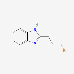 molecular formula C10H11BrN2 B1277602 2-(3-溴丙基)-1H-苯并[d]咪唑 CAS No. 93483-94-4
