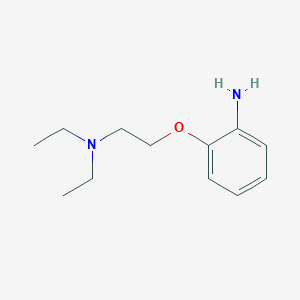 molecular formula C12H20N2O B1277607 2-[2-(二乙基氨基)乙氧基]苯胺 CAS No. 109598-74-5