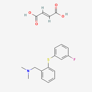 N,N-Dimethyl-2-(3-fluorophenylthio)benzylamine hydrogen maleate