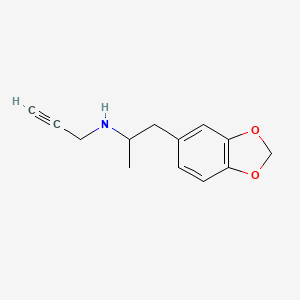 molecular formula C13H15NO2 B12776118 Methylenedioxypropargylamphetamine CAS No. 74698-46-7