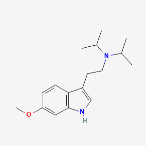 (2-(6-Methoxy-1H-indol-3-yl)ethyl)bis(propan-2-yl)amine