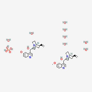 molecular formula C40H67AsN4O16 B12776204 Quinine Arsenate CAS No. 549-59-7