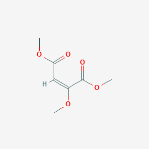 molecular formula C7H10O5 B12776256 Dimethyl methoxymaleate CAS No. 2509-14-0