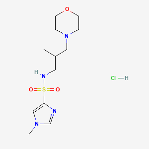 N-(3-Morpholino-2-methyl-1-propyl)-1-methyl-4-imidazolesulfonamide hydrochloride