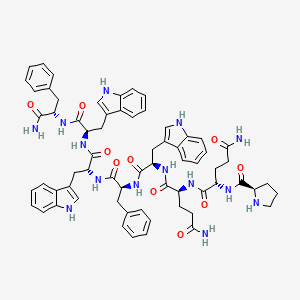 molecular formula C66H74N14O10 B12776346 Dpdtp-octa CAS No. 89457-20-5