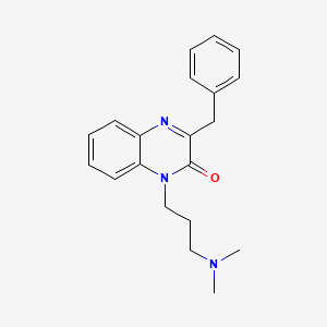 2(1H)-Quinoxalinone, 3-benzyl-1-(3-(dimethylamino)propyl)-