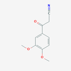 molecular formula C11H11NO3 B1277637 3-(3,4-Dimethoxyphenyl)-3-oxopropanenitrile CAS No. 4640-69-1