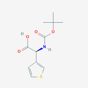 molecular formula C11H15NO4S B1277638 Boc-(S)-3-Thienylglycine CAS No. 910309-12-5