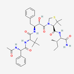 molecular formula C38H54N6O7S B12776433 Lan7euj5J4 CAS No. 919987-80-7