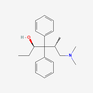 3-Hexanol, 6-(dimethylamino)-5-methyl-4,4-diphenyl-, (3R,5S)-(-)-