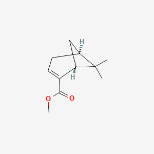 molecular formula C11H16O2 B12776572 (-)-Methyl myrtenate CAS No. 59598-42-4