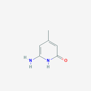 molecular formula C6H8N2O B1277659 6-Amino-4-methyl-1,2-dihydropyridin-2-one CAS No. 51564-93-3