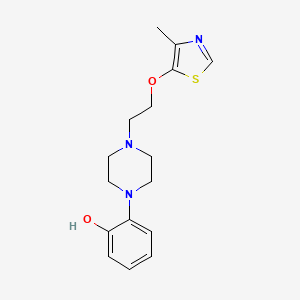 4-Methyl-5-(2-(4-o-hydroxyphenylpiperazin-1-yl)ethoxy)thiazole hydrochloride