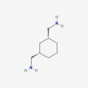 molecular formula C8H18N2 B1277667 cis-1,3-Bis(aminomethyl)cyclohexane CAS No. 10340-00-8