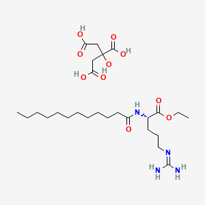 Ethyl-N-alpha-lauroyl-L-arginate citrate