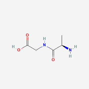 molecular formula C5H10N2O3 B1277673 D-丙氨酰甘氨酸 CAS No. 3997-90-8