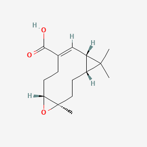 molecular formula C15H22O3 B12776749 Madolin B CAS No. 205239-54-9