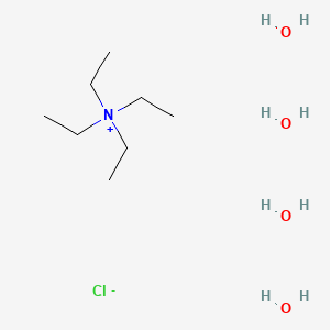 molecular formula C8H28ClNO4 B12776770 Tetraethylammonium chloride tetrahydrate CAS No. 6024-76-6