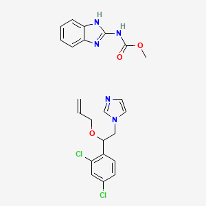 molecular formula C23H23Cl2N5O3 B12776792 AAgrano 2000UT CAS No. 61392-42-5