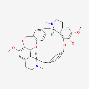 molecular formula C38H40N2O6 B12776826 Insularine CAS No. 549-07-5