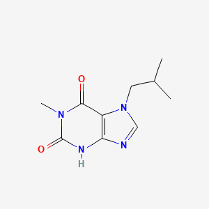 1H-Purine-2,6-dione, 3,7-dihydro-1-methyl-7-(2-methylpropyl)-