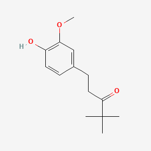 1-(4-Hydroxy-3-methoxyphenyl)-4,4-dimethylpentan-3-one