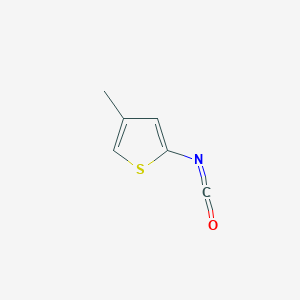 molecular formula C6H5NOS B1277687 2-异氰酸酯基-4-甲基噻吩 CAS No. 850375-10-9