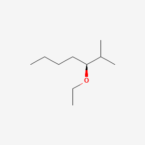 molecular formula C10H22O B12776881 (3S)-3-ethoxy-2-methylheptane 