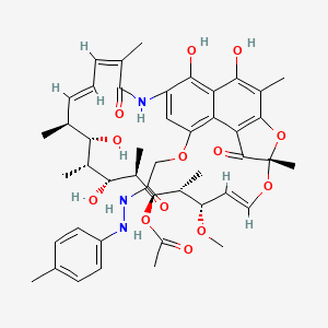 Rifamycin B, 2-(4-methylphenyl)hydrazide