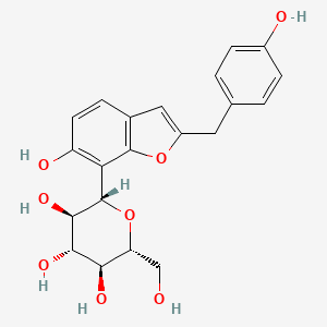 molecular formula C21H22O8 B12776905 Pteroside CAS No. 524051-94-3