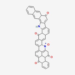 31-oxo-9-aza-31-azoniadodecacyclo[33.10.2.02,30.05,29.07,27.08,24.010,23.011,20.013,18.032,46.036,41.043,47]heptatetraconta-1(45),2,4,8(24),10,12,14,16,18,22,25,28,32(46),37,39,43-hexadecaene-6,21,34,42-tetrone