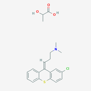 molecular formula C21H24ClNO3S B12777288 Chlorprothixene lactate CAS No. 325124-87-6