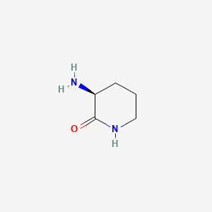 molecular formula C5H10N2O B1277731 (S)-3-氨基哌啶-2-酮 CAS No. 34294-79-6