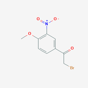 molecular formula C9H8BrNO4 B1277747 2-溴-1-(4-甲氧基-3-硝基苯基)乙酮 CAS No. 65447-49-6