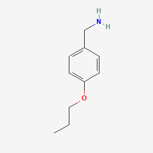 molecular formula C10H15NO B1277755 (4-丙氧基苄)胺 CAS No. 21244-33-7
