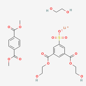 lithium;3,5-bis(2-hydroxyethoxycarbonyl)benzenesulfonate;dimethyl benzene-1,4-dicarboxylate;ethane-1,2-diol