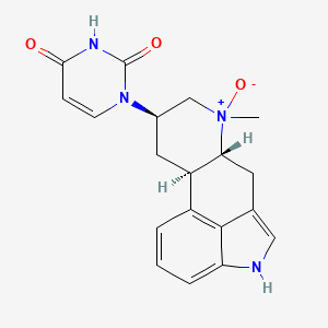 (8-beta)-1-(6-Methylergolin-8-yl)-2,4(1H,3H)-pyrimidinedione N(sup 6)-oxide