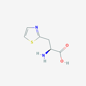 molecular formula C6H8N2O2S B1277771 (2S)-2-amino-3-(1,3-thiazol-2-yl)propanoic acid 