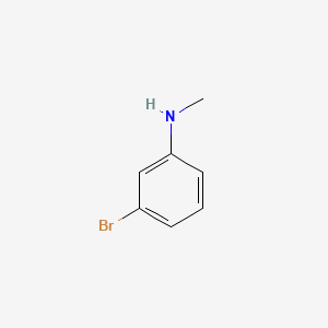 molecular formula C7H8BrN B1277772 3-溴-N-甲基苯胺 CAS No. 66584-32-5