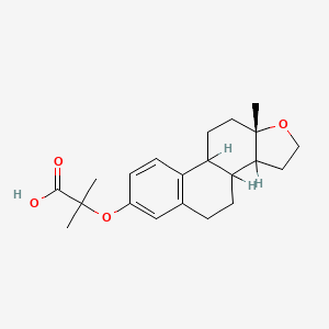 2-Methyl-2-(17-oxo-1,3,5(10)-estratrien-3-yl)propionic acid