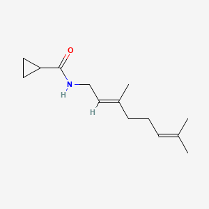 Cyclopropanecarboxamide, N-((2E)-3,7-dimethyl-2,6-octadien-1-yl)-