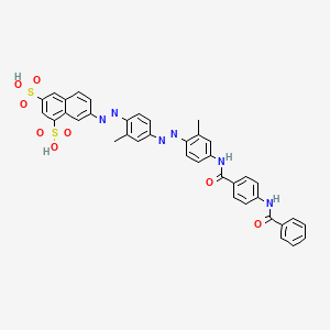 1,3-Naphthalenedisulfonic acid, 7-[[4-[[4-[[4-(benzoylamino)benzoyl]amino]-2-methylphenyl]azo]-2-methylphenyl]azo]-