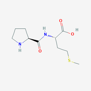 molecular formula C10H18N2O3S B1277780 L-脯氨酰-L-蛋氨酸 CAS No. 52899-08-8