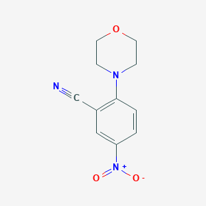 B1277783 2-Morpholino-5-nitrobenzonitrile CAS No. 78252-11-6