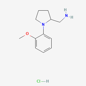 (+-)-1-(2-Methoxyphenyl)-2-pyrrolidinemethanamine monohydrochloride